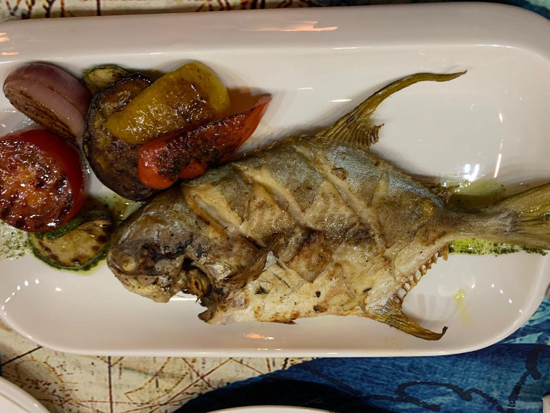 Рыба Луна в ресторане La Villa - Поесть в Начанге